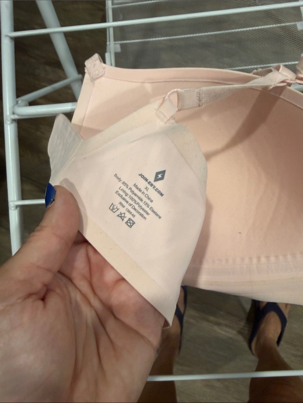 Soft Strapless Light Pink Everyday Bra - Picture 4 of 5